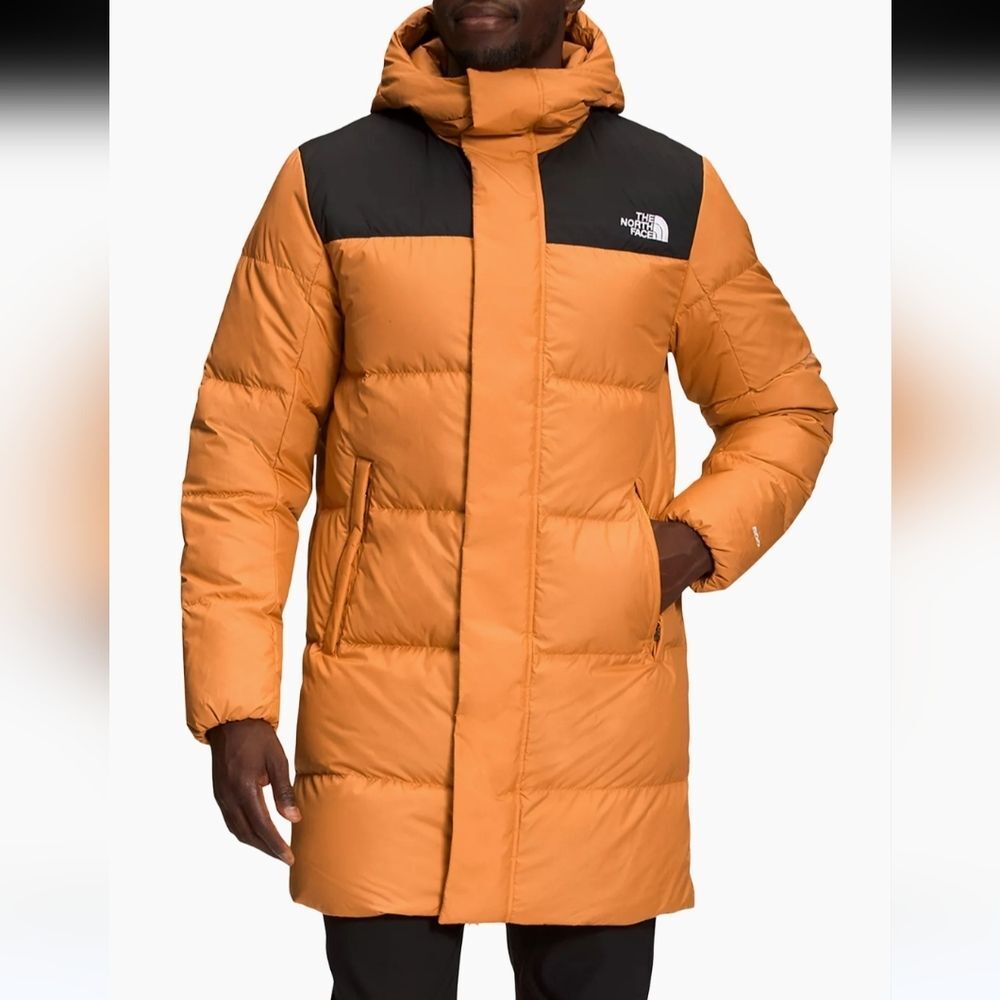 The North Face Hydrenalite Down Mid Parka Coat Jacket Topaz & Black Size XL